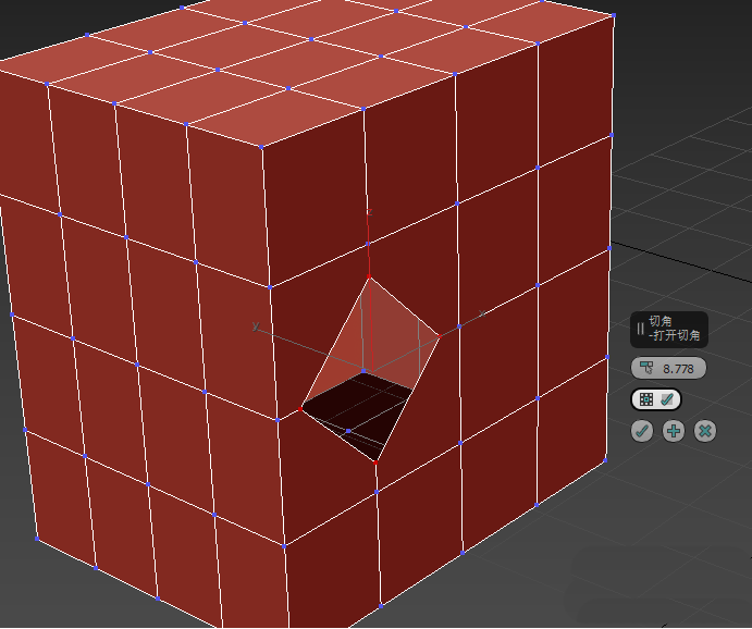 3dmax四边形切角怎么使用呢