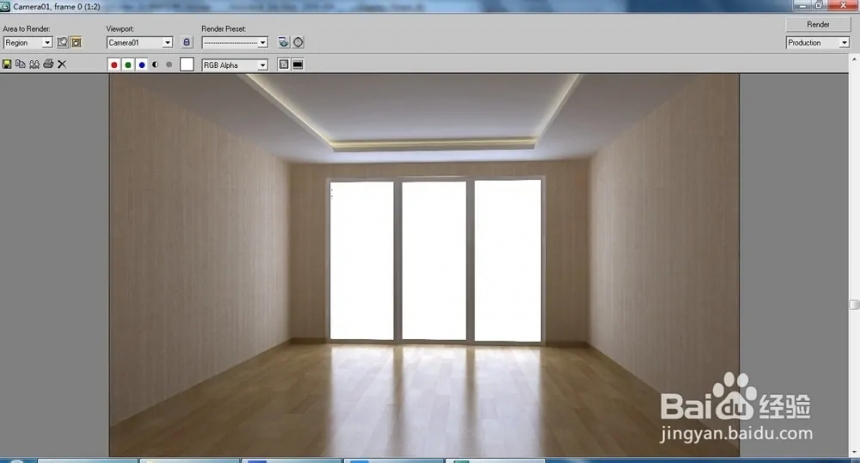 3dmax直型灯槽如何制作