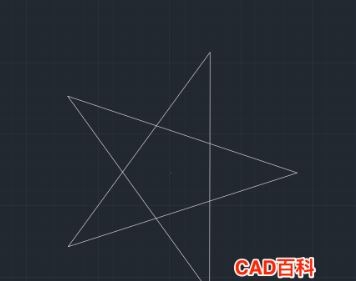 CAD如何画五角星(cad如何画五角星直线命令)