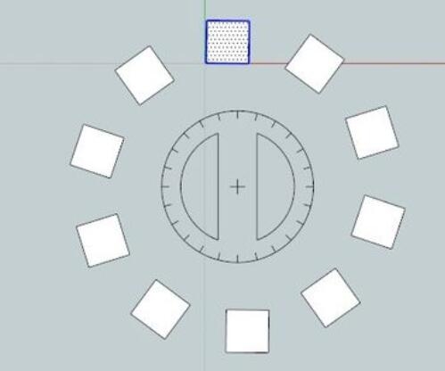 5分钟学会草图大师连续复制旋转的操作步骤(草图大师如何旋转复制)