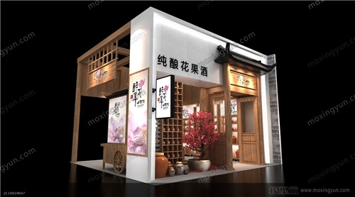 红酒展台设计，高档红酒展台布置亮眼又大胆！(红酒展台效果图)