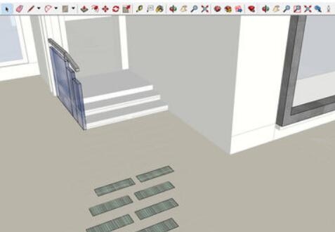 草图大师怎么铺地砖?10分钟掌握Sketchup铺地砖的步骤