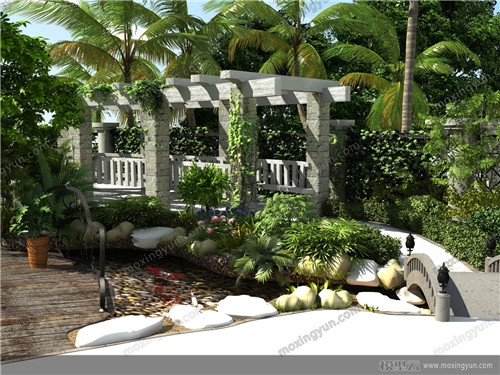 20款花园庭院设计，别墅花园这样做生态又时尚(别墅庭院花园设计图案)