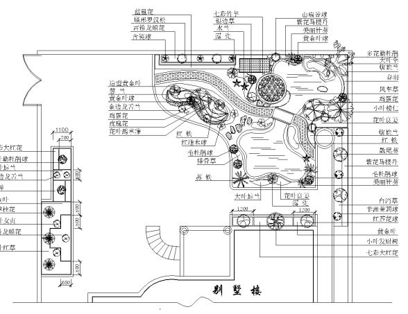 园林绿化cad图纸，园林绿化cad图纸设计免费素材图例大全(cad制图园林绿化图例大全)