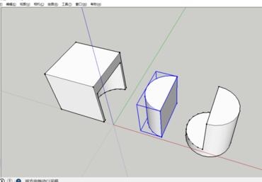 草图大师SU软件布尔运算指令作用详解(su怎么用布尔运算)