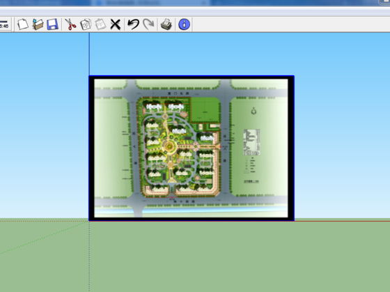 在草图大师sketchup中怎么导入JPG格式图片