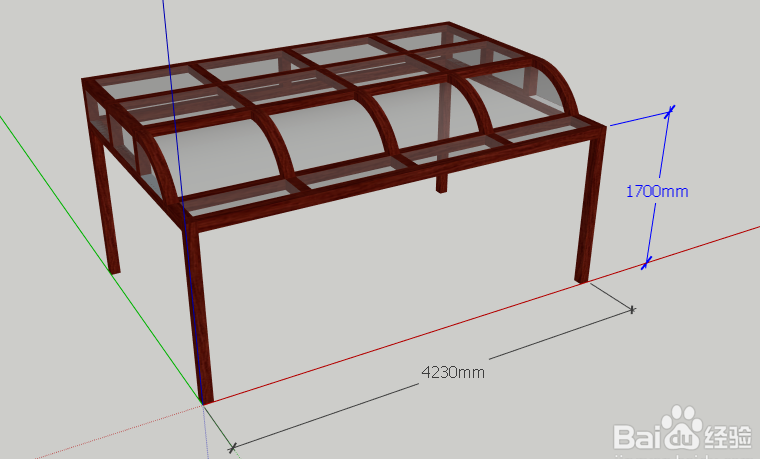 草图大师Sketchup使用缩放工具修改模型尺寸的方法