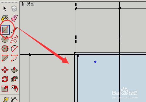 草图大师Sketchup导入CAD创建墙体的方法与步骤