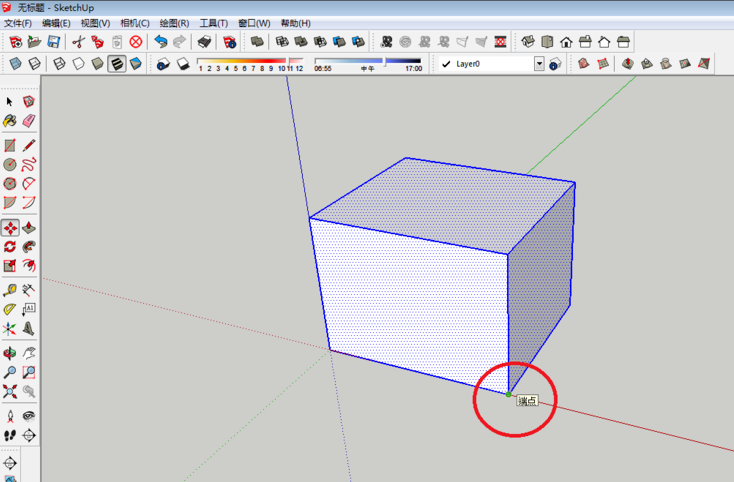 正确使用SketchUp草图大师移动工具的方法