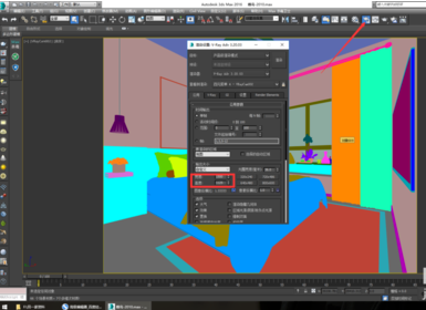 3dmax渲染材质彩色通道图的步骤详解