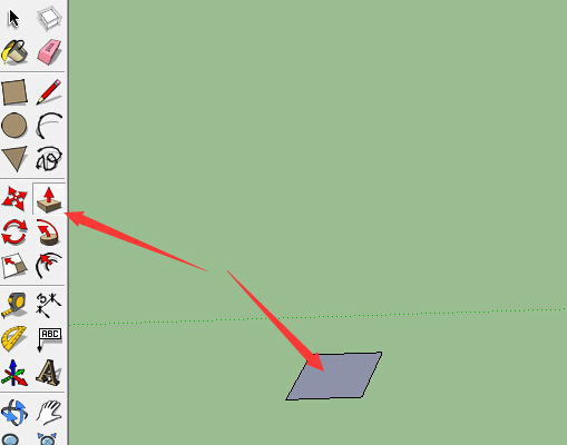 草图大师su软件如何使用推拉工具?sketchup使用推拉的技巧