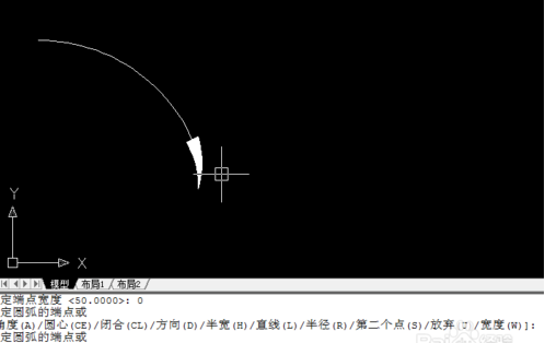CAD制图绘制弯曲引线箭头的方法步骤(cad如何画弯曲箭头)