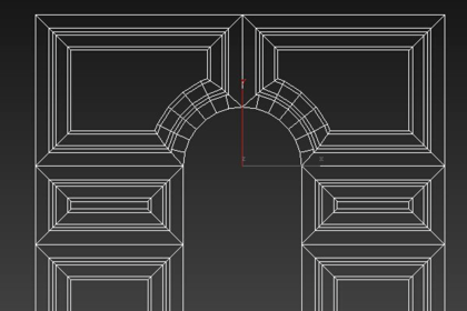3dmax建模制作凯旋门模型的全步骤教程