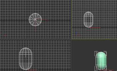 3dmax卡通小黄人模型的建模简单教程