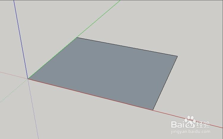 正确使用Sketchup草图大师拉伸工具的方法