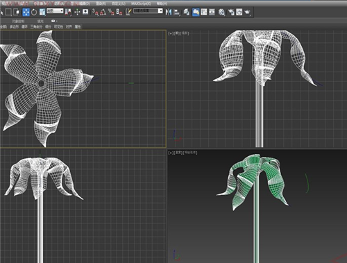 3dmax软件制作简易玫瑰花朵模型的分步骤教程(3dmax玫瑰花建模教程)