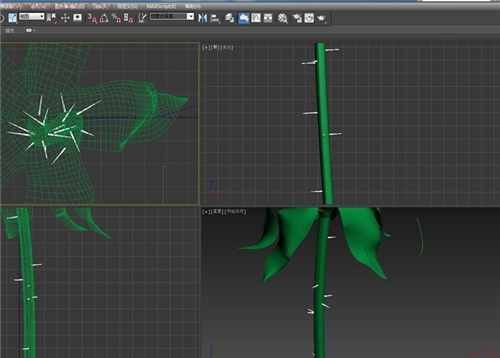 3dmax软件制作简易玫瑰花朵模型的分步骤教程(3dmax玫瑰花建模教程)