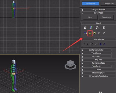 3dmax使用biped骨骼制作人物行走动画的步骤教程