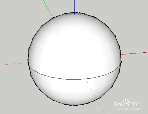 SketchUp（草图大师软件）怎么画圆快速制作球体