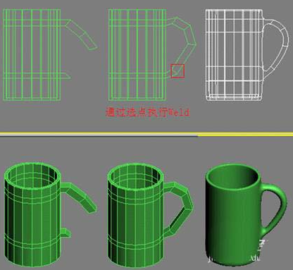 用3dmax圆柱体建模制作马克杯模型的步骤教程(3dmax马克杯怎么做)