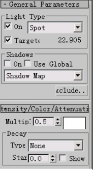 3dmax软件给模型打灯光设置属性的方法(3dmax怎么给模型添加灯光)