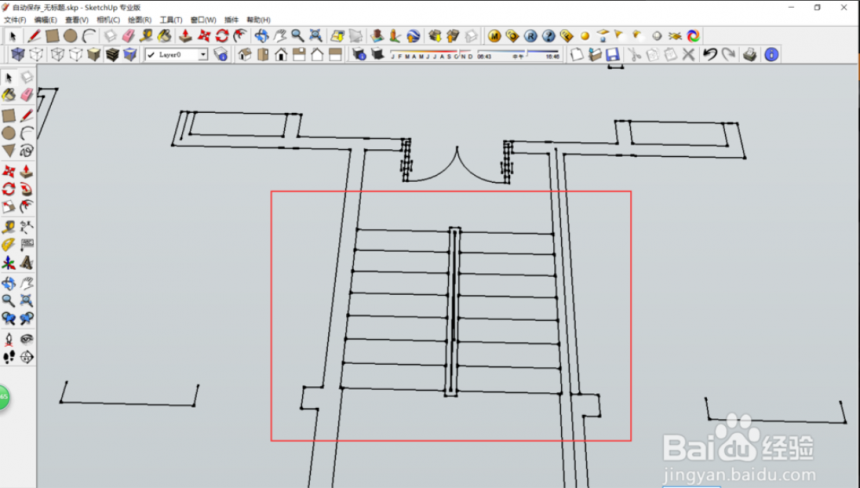 如何使用su草图大师软件制作一个楼梯模型(草图大师楼梯怎么建模)