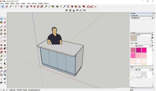 SketchUp贴图技巧：给su模型贴材质的正确方法与步骤