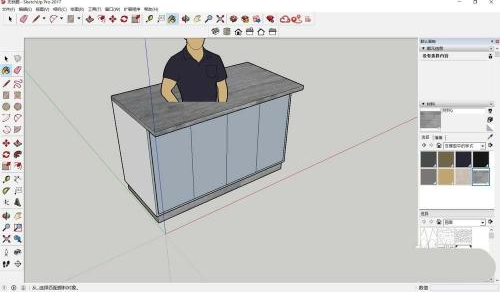 SketchUp贴图技巧：给su模型贴材质的正确方法与步骤