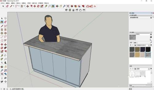 SketchUp贴图技巧：给su模型贴材质的正确方法与步骤