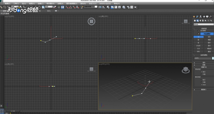 用3dmax撤销修改器样线条转换为3d模型的方法(3dmax转换为可编辑样条线)