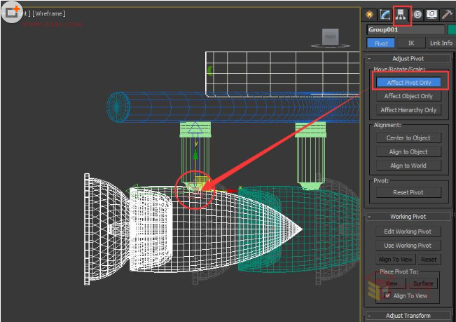 3dmax软件使用注视约束控制器绑定灯光的方法(3dmax软件使用注视约束控制器绑定灯光的方法)