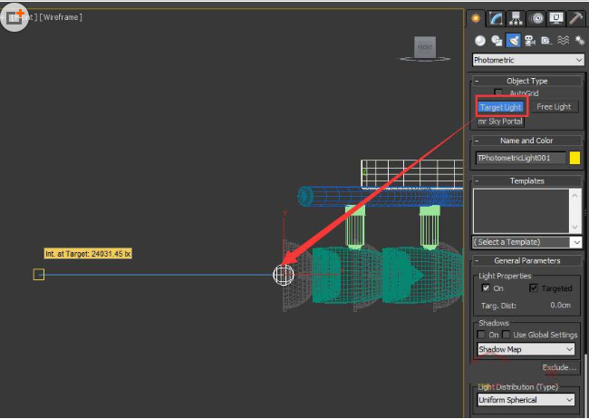 3dmax软件使用注视约束控制器绑定灯光的方法(3dmax软件使用注视约束控制器绑定灯光的方法)