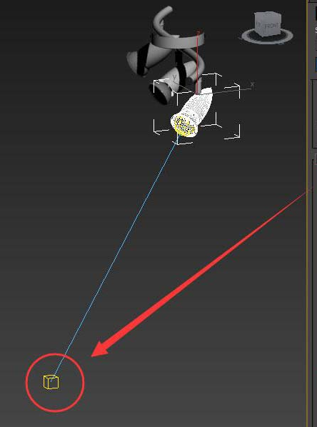 3dmax软件使用注视约束控制器绑定灯光的方法(3dmax软件使用注视约束控制器绑定灯光的方法)