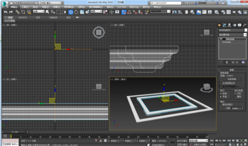 3dmax回字形吊顶的制作方法图解(3dmax回字形吊顶怎么做)