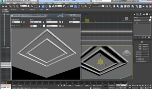 3dmax回字形吊顶的制作方法图解(3dmax回字形吊顶怎么做)