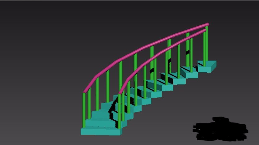 用3dmax弯曲命令如何制作逼真的旋转楼梯模型(3dmax弯曲命令做楼梯)