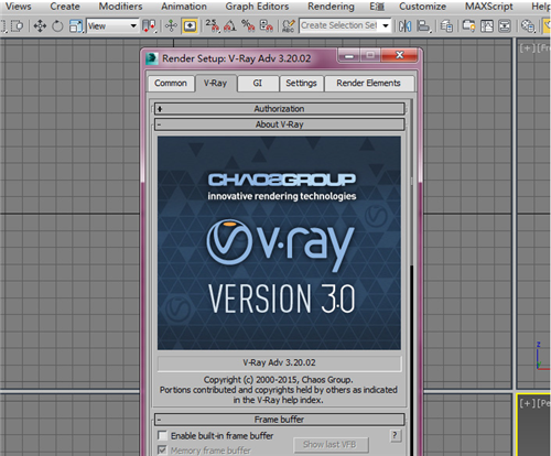 在3dmax里查看当前Vray渲染器版本的两种操作方法(3dmax怎么查看vray版本)