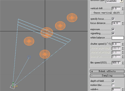 3dmax里用vray渲染器制作景深效果的设置方法(vray如何渲染景深效果)