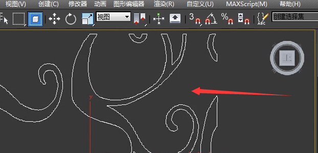 利用3dmax样条线挤出命令将图片转成3d模型的方法与步骤(3dmax可编辑样条线挤出)