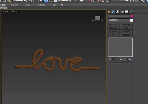 利用3dmax放样和弯曲指令制作麻绳模型的全步骤详解