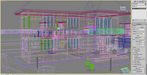 3dmax软件Vray渲染室外夜景灯光打法的五种技巧与教程(3dmaxvray灯光渲染设置)