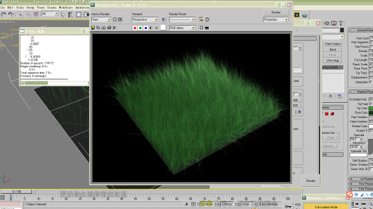 两种3dmax里不用贴图做草地的步骤和方法(3dmax草地贴图怎么做)