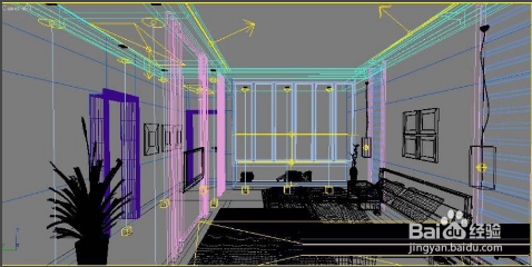 3dmax导入cad平面图渲染制作室内卧室模型的具体步骤与教程(如何把cad图导入3dmax中建立室内模型)