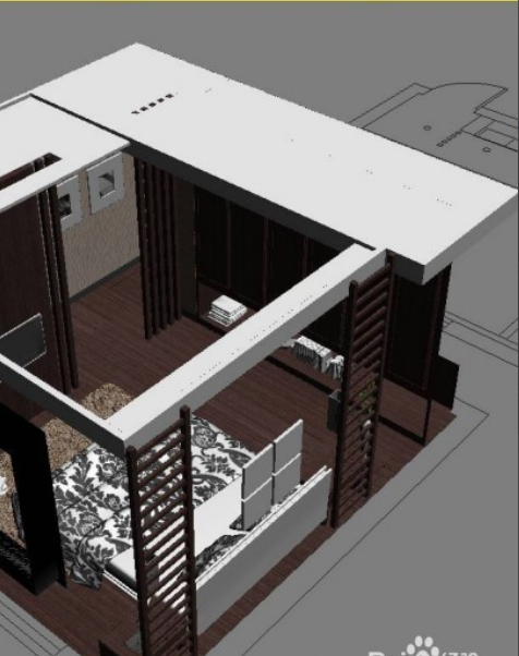 3dmax导入cad平面图渲染制作室内卧室模型的具体步骤与教程(如何把cad图导入3dmax中建立室内模型)