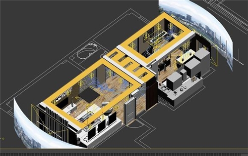 3dmax模型自发光在室内打光中的应用实例