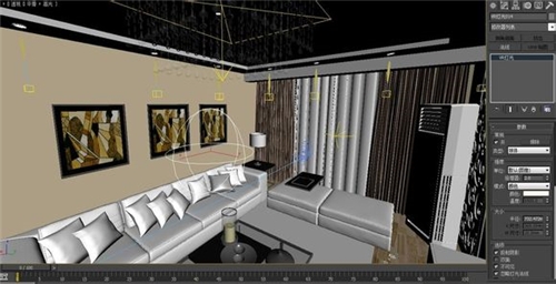 3dmax模型自发光在室内打光中的应用实例