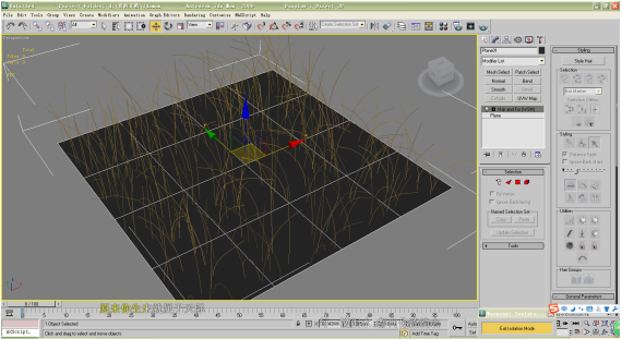3dmax用WSM命令制作室外场景草地模型的步骤与教程