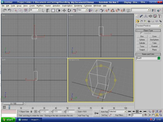 3dmax透视图旋转模型或旋转视图_模型消失的原因及解决办法