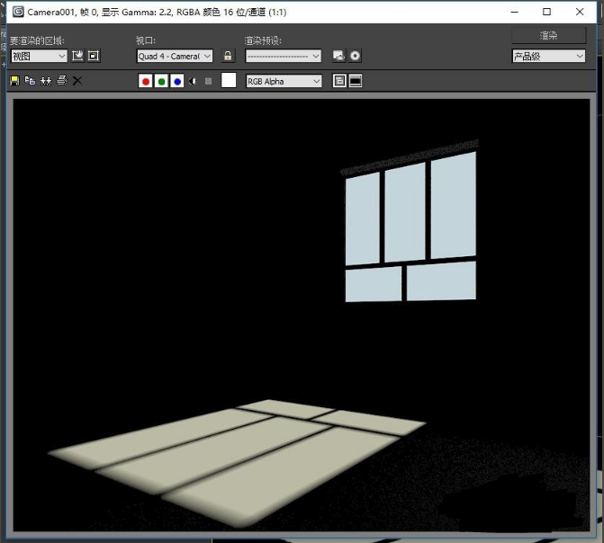 3dmax目标平行光模型太阳光透过窗户射入室内的制作方法(3dmax太阳光怎么透过外景)