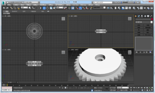 3dmax用星形制作尖角齿轮的教程与步骤(3dmax齿轮怎么画)